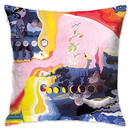 Amazon Com Leaflover The Moody Blues Cotton Cushion Cover Square
