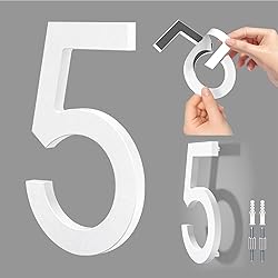 6 Inch Floating House Number,Self-adhesive House
