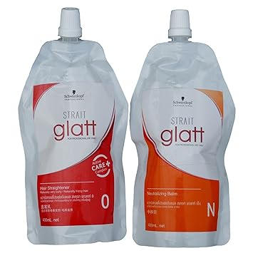 Buy Schwarzkopf Glatt Hair Straightening Cream No 0 400ml With