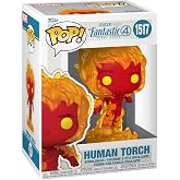 Funko POP! Marvel: Fantastic Four - Human Torch | Official Superheroes Merch - Collectable Vinyl Figurine for Shelf Display - Birthday Gift Idea for Fans and Collectors