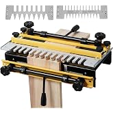 VEVOR Dovetail Jig, 12 in Width, Dove Tailing Router Jigs with 4 Router Bits &amp; 3 Templates, Precise Alignment Dove Tail Jig, Mortise and Tenon Woodworking Tools for Furniture &amp; Wood Cabinet Making
