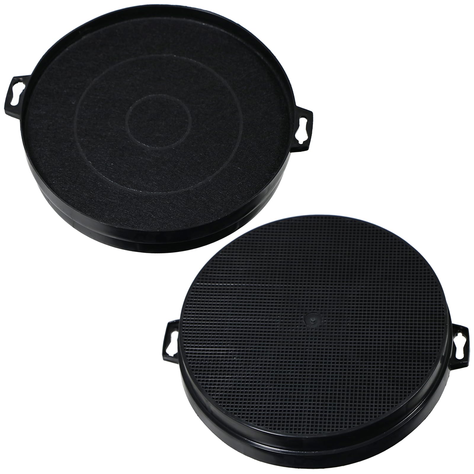 SPARES2GO Carbon Charcoal Vent Filter compatible with Lamona Howdens Cooker Extractor Hood (Pack of 2)