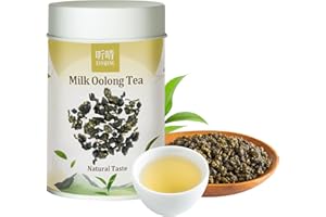 XINQING Xin Qing Milk Oolong Tea Jinxuan Oolong Tea Taiwan High Mountain Oolong Tea Taiwan Tea Taiwan Gaoshan Ulong Tea Taiwanese Oolong Tea 75g