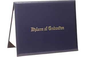 UIALECG Imprinted Diploma Cover for Certificate 8.5''x 11'',Graduation Certificate Holders, Document Cover for Letter-Sized Award Certificates