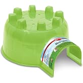 Kaytee Igloo Habitat Hideout for Hamster, Gerbil, Rat, Mini | Cozy hamster hideout. Translucent hamster house. Rat hideout, easy-clean plastic, air vents