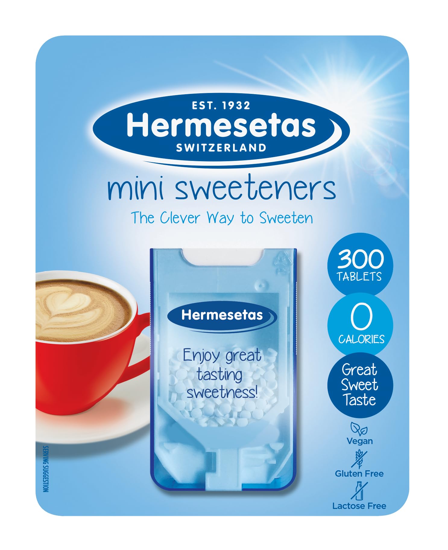 Hermesetas Mini Sweeteners, 300 Tablets