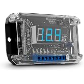 DS18 VSQ1 Volt Meter with Remote Outputs - Reliable Audio Voltmeter Sequencer - Voltage Protection for Your Car