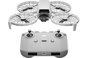 DJI Flip (RC-N3), Drone With 4K UHD Camera for Adults, Under 249 g, 3-Axis Gimbal Stabilization, 44000ft/13km Video Transmission, Palm Takeoff, Auto Return, 31-Min Flight Time, Intelligent Flight