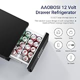 AAOBOSI 31L Drawer Refrigerator 12V Camper Fridge APP Control -20 to 20°C view 2