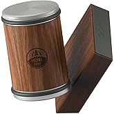 HORL 2 Walnut Rolling Knife Sharpener - Kitchen Knife Sharpener for Razor Sharp Edges Made in Germany - Easy Knife Sharpening
