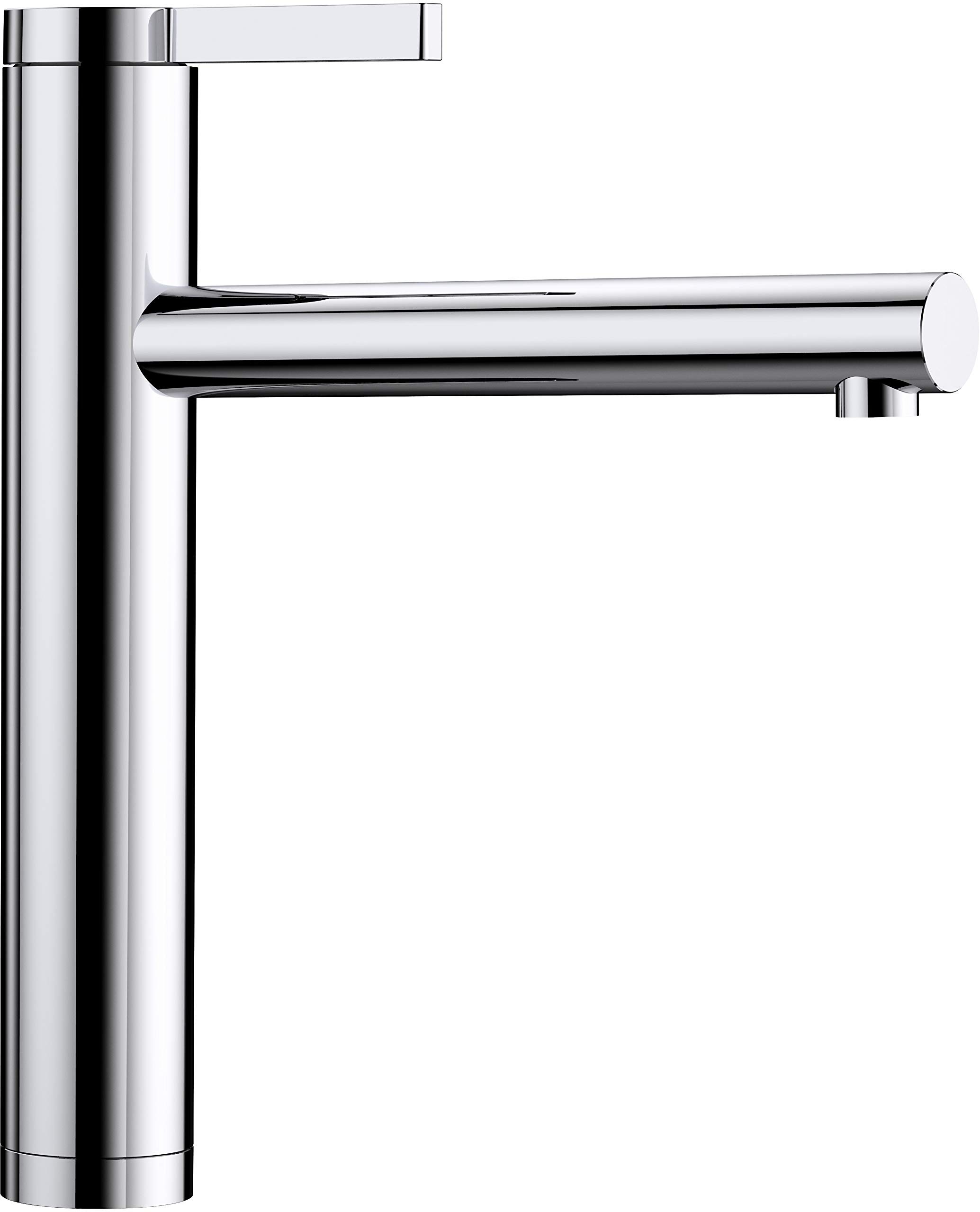 BLANCO LINEE | Kitchen Mixer tap in Chrome | High-Pressure | Non-Return Valve | Ceramic Cartridge | Assured Water Quality & Water-Saving | [4.6x24.8x28.2 cm]