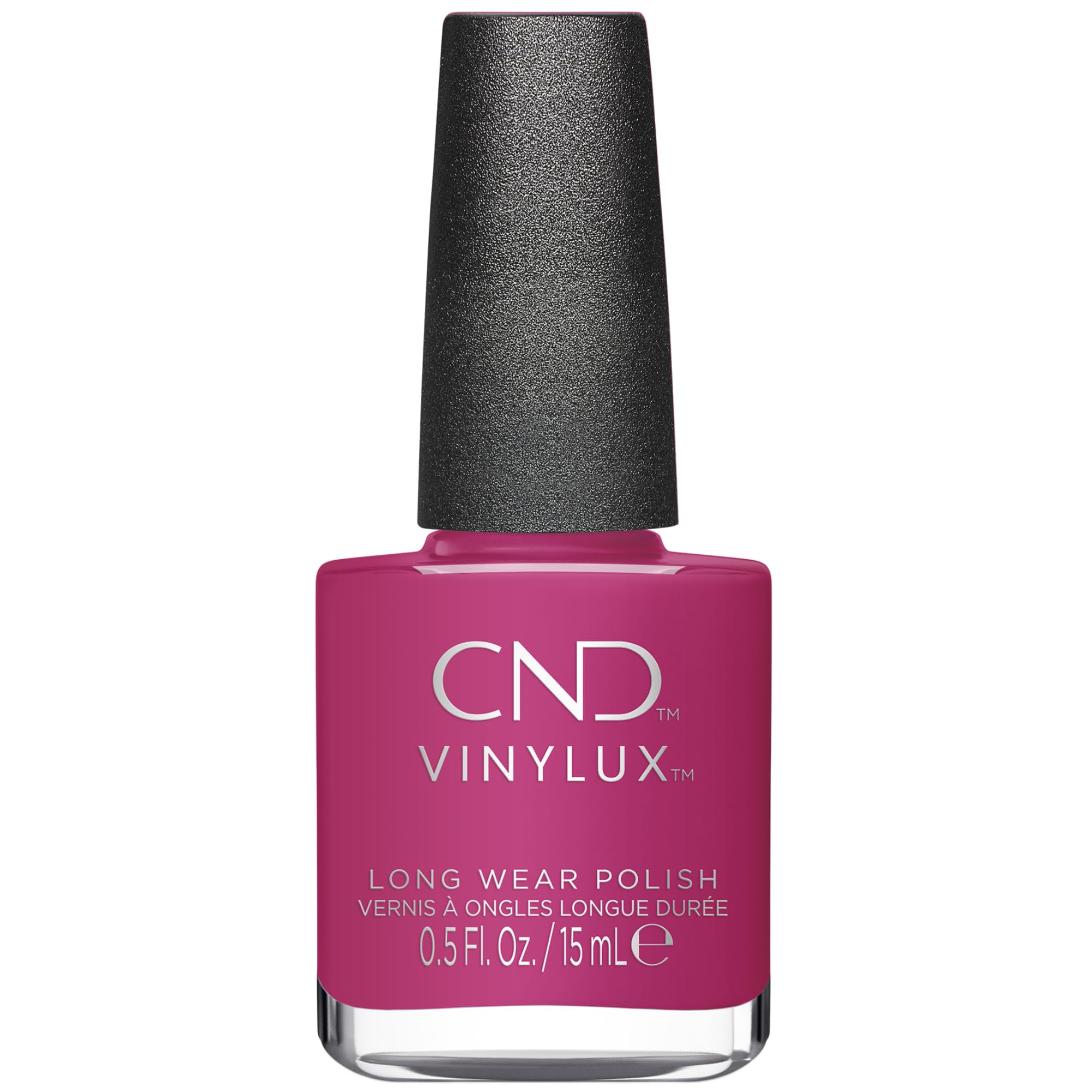 CND Vinylux Long Wear Nail Polish (No Lamp Required), 15 ml, Pink, Hot Pop Pink