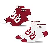 For Bare Feet NCAA Unisex Kids Front and Center 2 Pack Team Colors