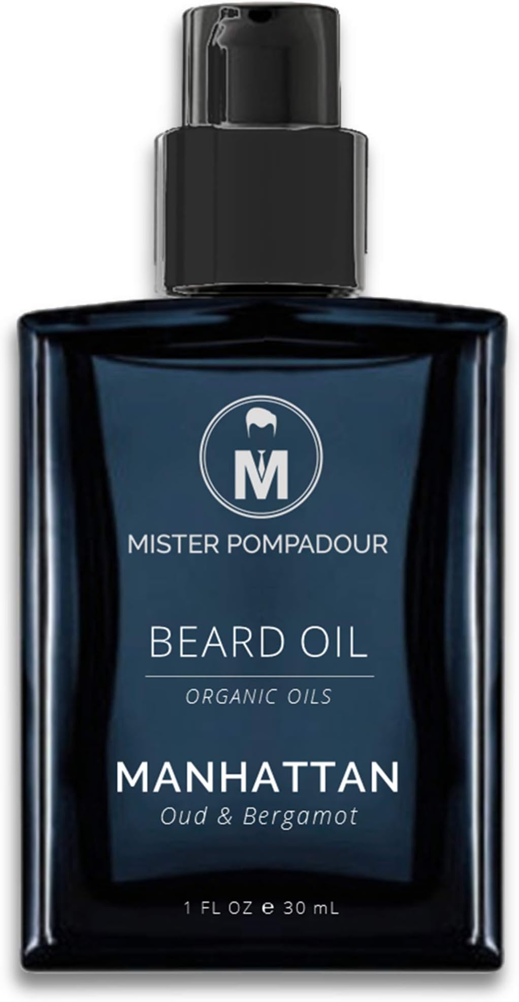 Mister Pompadour - MANHATTAN Beard Oil - with Natural Certified Organic Oils to Soften and Condition Beards & Mustaches