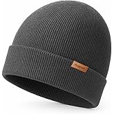 Meiyante Beanie Hats for Men & Women - Warm Stocking Caps for Men & Women, Cuffed Knit Thermal Hats, Gift for Him & Her