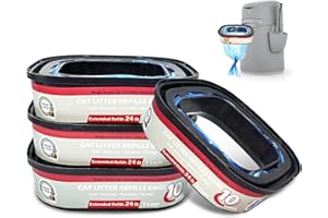 Cat Litter Refill Bags Cartridge Compatible with Cat Genie Standard, Plus and XL Pail Refills, Pet Waste Bags Litter Box Acce