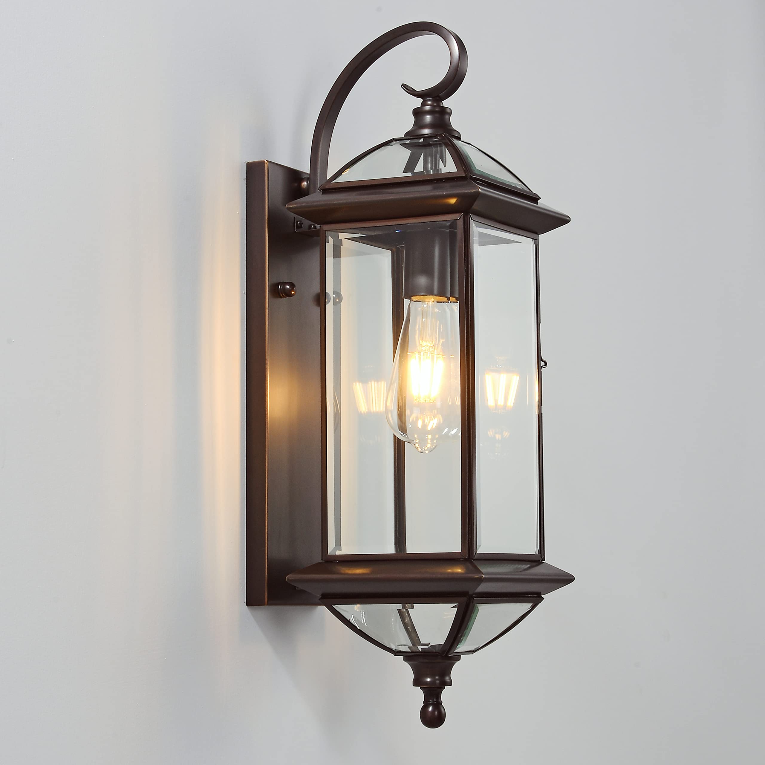 GAZELIGHTING 20'' H Copper Outdoor Wall Lights Large Oil Rubbed Bronze ...