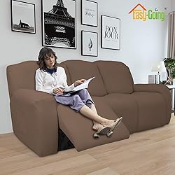 Easy-Going 8 Pieces Recliner Sofa Stretch Sofa