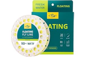 SF Fly Fishing Line with Two Welded Loops Weight Forward Floating Fly Lines Trout 90FT WF2 3 4 5 6 7 8 9F Multi-Color Freshwa