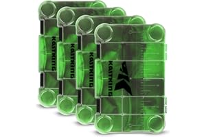 KastKing Bait Vault Camouflage Tackle Box, Plastic Tackle Trays, Fishing Tackle Box Storage Organizer with Removable Dividers, 2 Packs /4 Packs Lure Boxes Terminal Tackle Storage