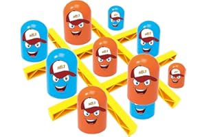 Lewabov Gobblet Gobblers Game,New Tic Tac Toe Game, Board Game,Head-to-Head Game,Family Games,Party Favors for Kids 3-8.