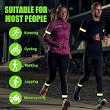 URAQT Reflective Wrist Strap 4-Pack High Visibility Safety Gear view 6