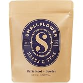 Smallflower Orris Root Powder, Natural Potpourri Fixative, 2 oz | Pure Iris Florentina botanical herb from Germany. Locks essential oils into homemade craft pomanders and dried floral blends