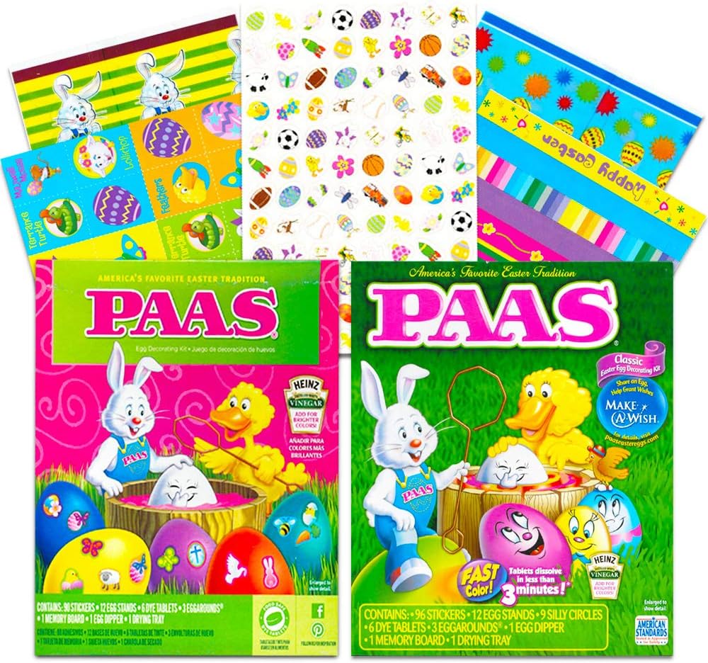Paas Classic Easter Egg Decorating Kit - 2 Pack for Sharing!