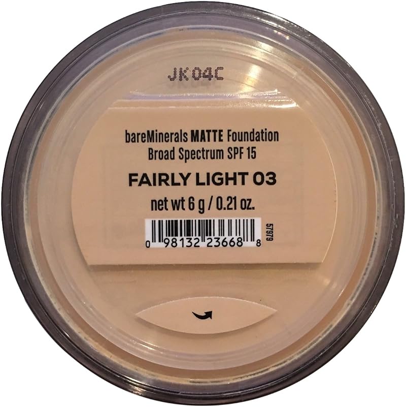 bareMinerals ORIGINAL MATTE Loose Mineral Foundation SPF 15 Fair 03 6g