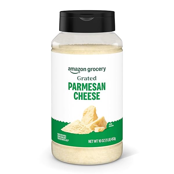 AMAZON GROCERY, GRATED PARMESAN CHEESE SHAKER, 16 OZ