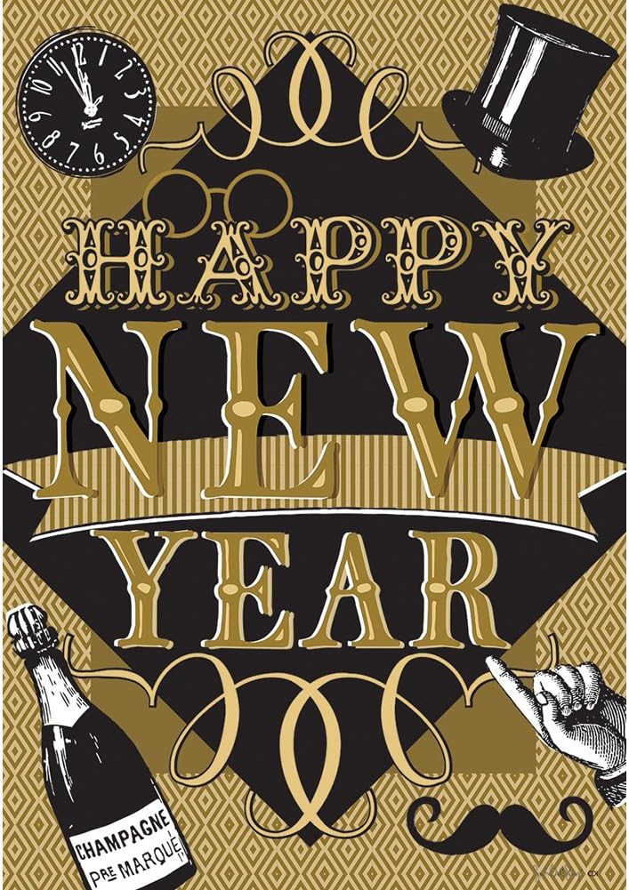 Best Toland New Years Garden Flag