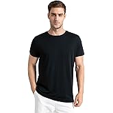innotree Merino Wool T Shirts for Men - 100% Organic Odor Resistance Merino Wool Undershirt Hiking Travel Base Layer T-Shirt