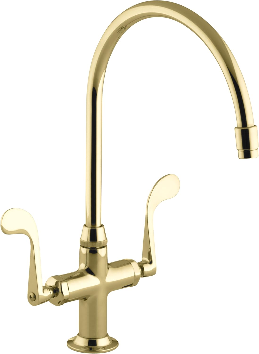 Kohler K 8762 Pb Essex Kitchen Sink Faucet Vibrant Polished Brass