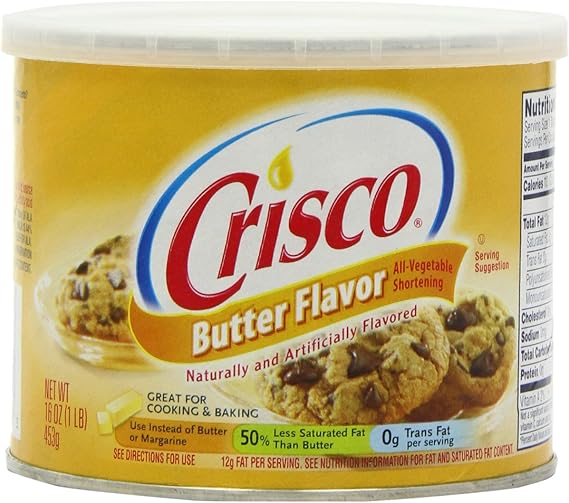Crisco Butter Flavour 454 g (Pack of 6) Amazon.co.uk Grocery