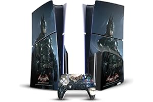 Head Case Designs Officially Licensed Batman Arkham Knight Batman Graphics Vinyl Sticker Gaming Skin Decal Cover Compatible With Sony PlayStation 5 PS5 Slim Disc Edition Console & DualSense Controller