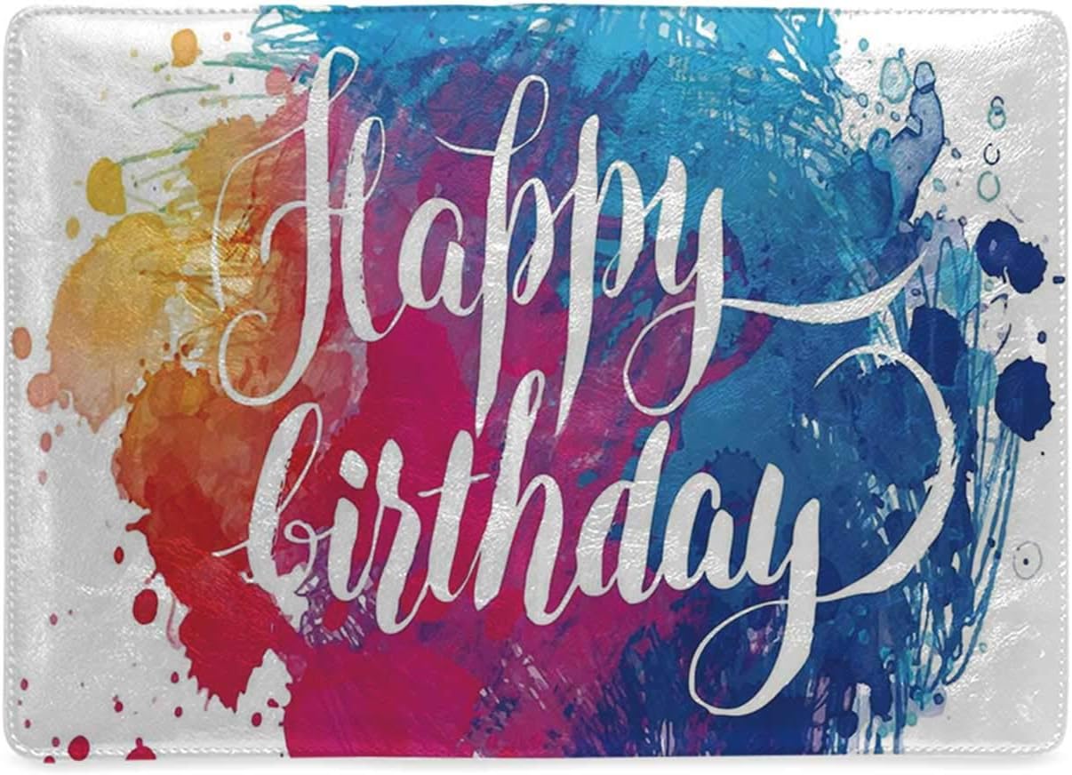 Amazon Com Birthday Decorations Simple Notebook Watercolor Splash