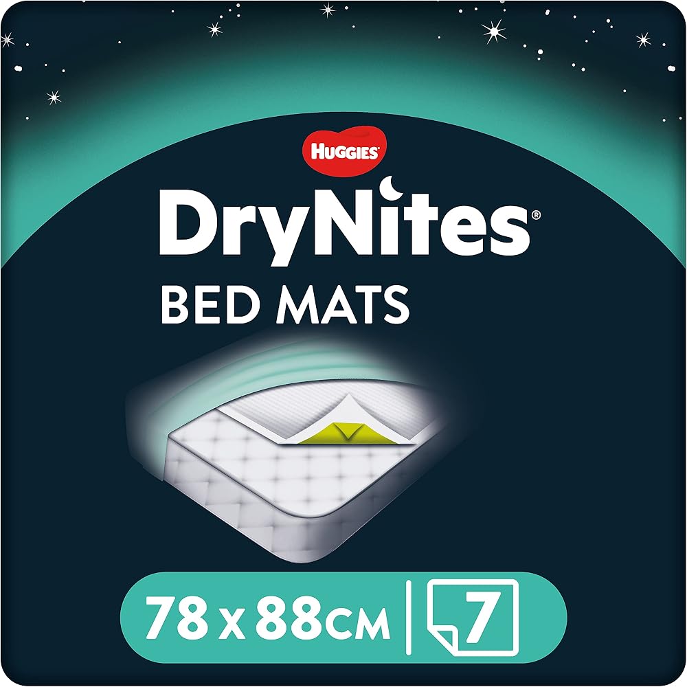 Huggies DryNites Bed Mats - 28 Disposable Mats for Kids & Teens