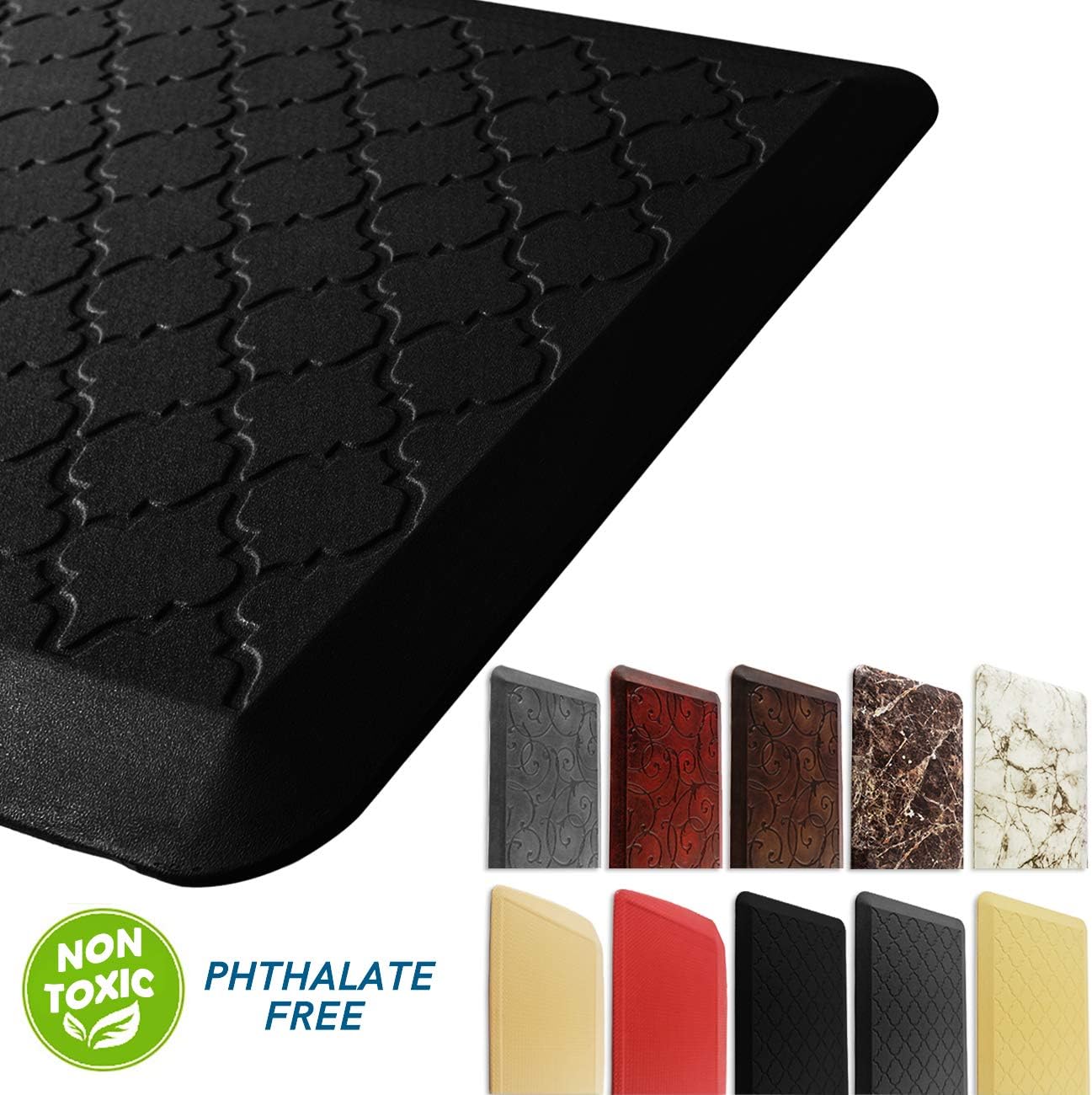 Best pattern kitchen mat cushioned anti fatigue
