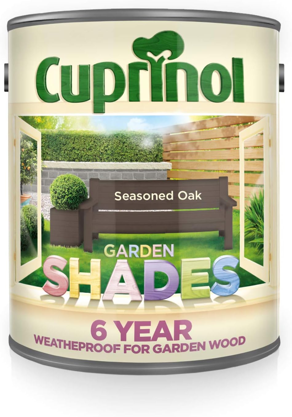 Cuprinol Garden Shades - Seasoned Oak (2.5 Litres), 2.5L - Image 3