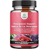 Complete Herbal Menopause Supplement for Women - Multibenefit Menopause Relief Hormone Balance for Women for Night Sweats Moo