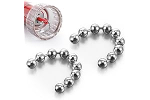 HAPPYALLEY Replacement Chain and Ball Set for Electric Herb Grinder, Durable Stainless Steel Chain Blade Assembly for Efficient Grinding, Easy to Install and Clean Grinder Replacement Parts Accessories