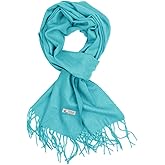 TZ Promise Plain Solid Color Cashmere Feel Classic Soft Luxurious Winter Scarf For Men Women