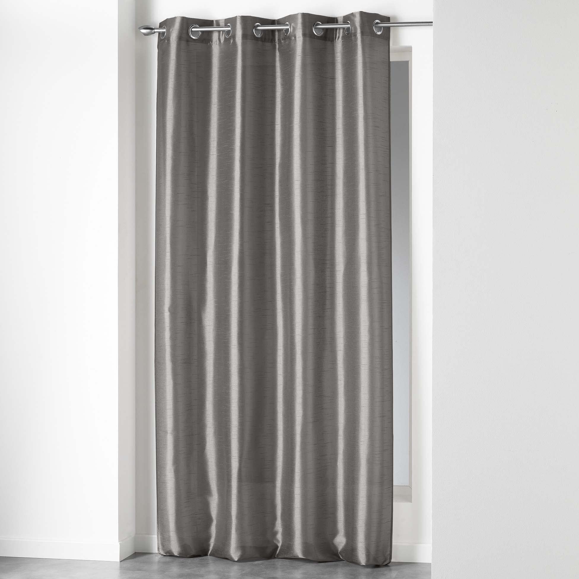 Douceur d'Intérieur - Polyester Eyelet Curtain - 140 x 240 cm, Ceramic, pearl, 140x1x240 cm