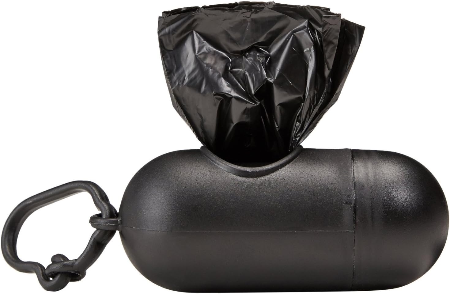Basics Unscented Standard Dog Poop Bags with Dispenser and Leash Clip, 13 x 9 Inches, Black - Pack of 900 : Pet Supplies
