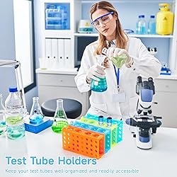 8 Pcs Test Tube Holders, 4-Way Interlocking Tube