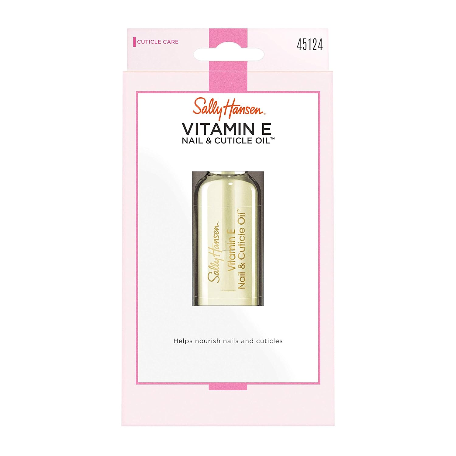 Sally Hansen Vitamin E Nail and Cuticle Oil, 0.45 Fluid Ounce: Beauty