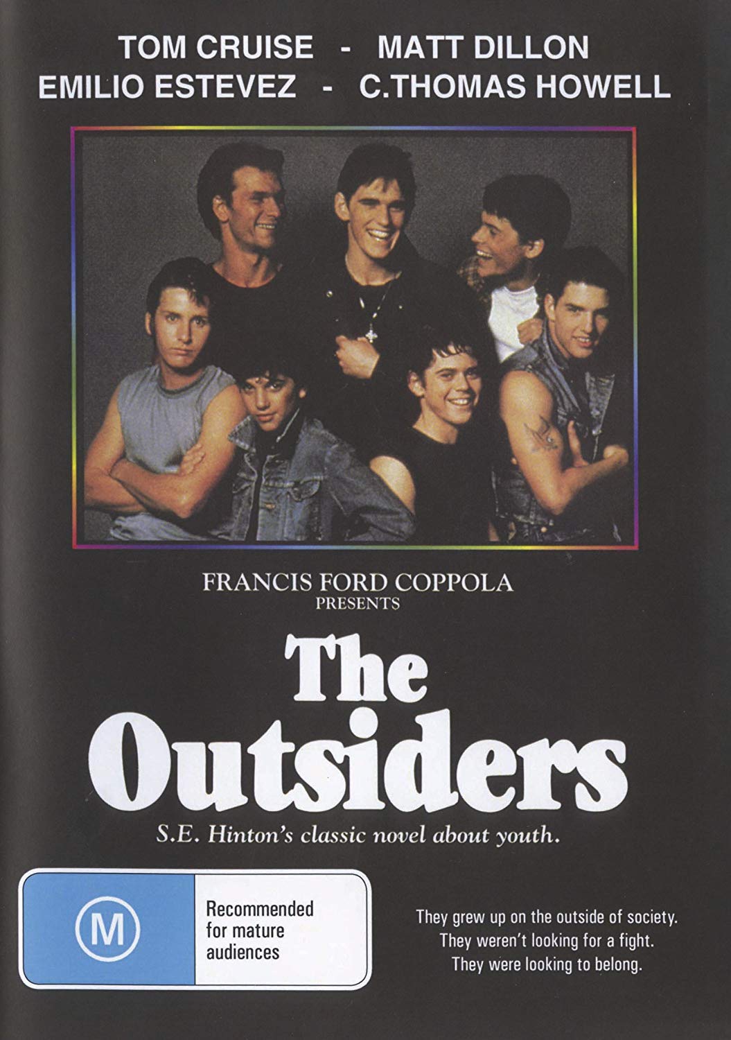Amazon Com The Outsiders Matt Dillon Ralph Macchio Patrick Swayze Rob Lowe Emilio Estevez Tom Cruise Francis Ford Coppola Movies Tv
