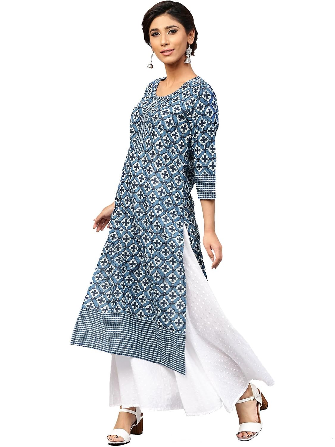 amayra women's cotton straight kurti