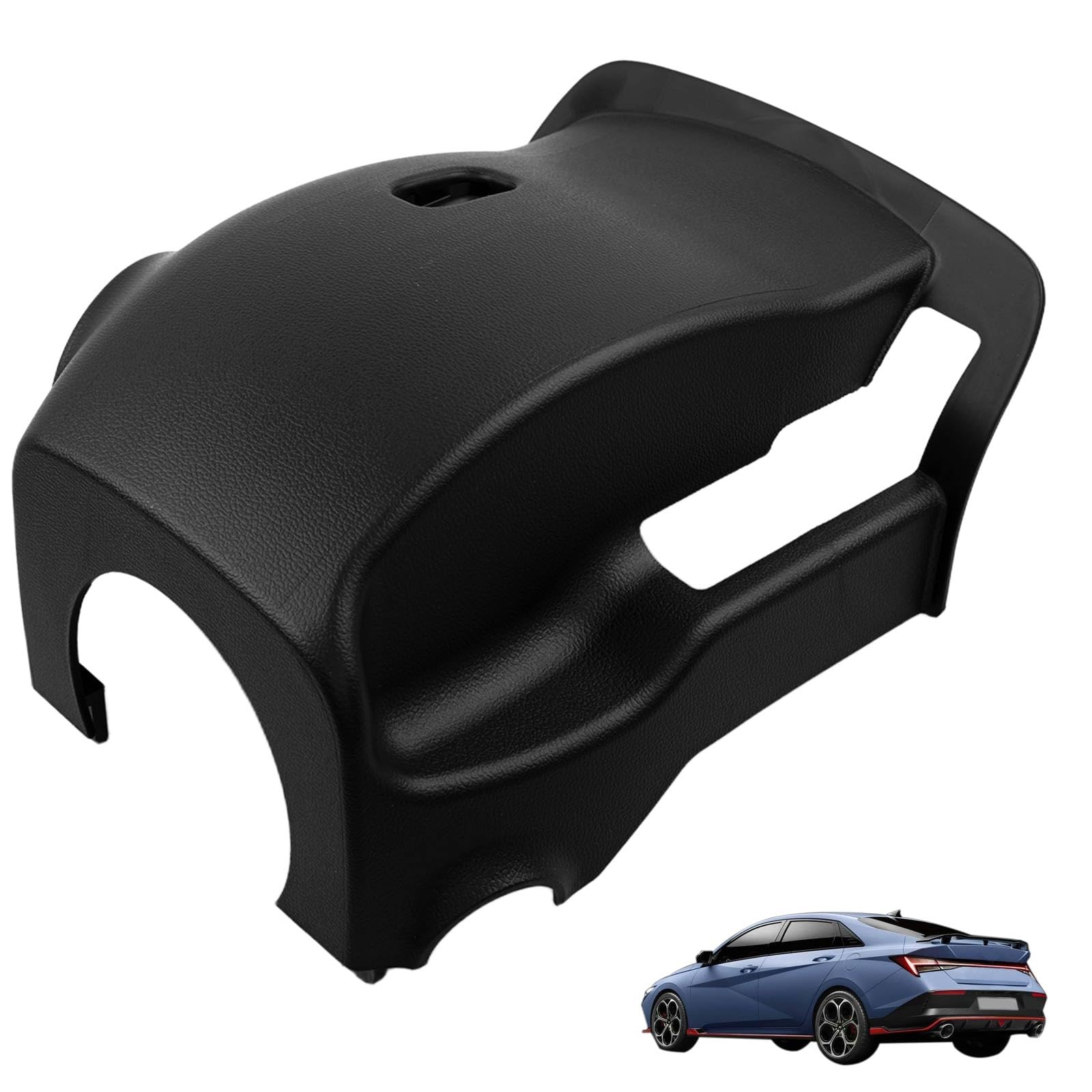 Photo 1 of HQPASFY Steering Column Lower Shroud Compatible with Hyundai Elantra 2017-2020, Steering Column Lower Ignition Shroud with Key Hole, Replace 84855F2000TRY 84855-F2000-TRY, Black