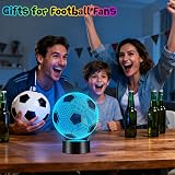Linkax 3D Illusion Football Night Light for Kids - 16 Color Change view 9